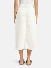 Smith & Soul White Denim Midi Skirt - Image 4 of 5
