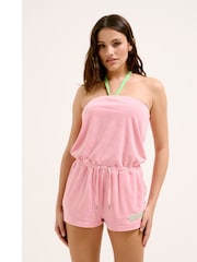 Juicy Couture Pink Ronjon Romper - Image 1 of 4