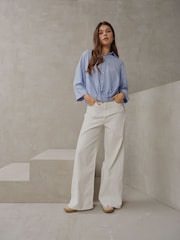 Smith & Soul Blue Striped Shirt Blouse - Image 5 of 5