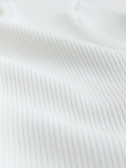 White Ribbed Volume Sleeve Knitted Cardigan - Image 2 of 3