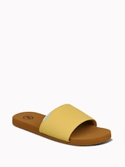 Foamlife Yellow Womens Seales Sliders - Image 3 of 4