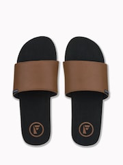 Foamlife Black Mens Seales Sliders - Image 2 of 4