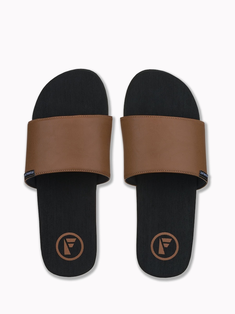 Foamlife Black Mens Seales Sliders - Image 2 of 4