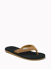 Foamlife Black Womens Harts Flip Flops - Image 3 of 4