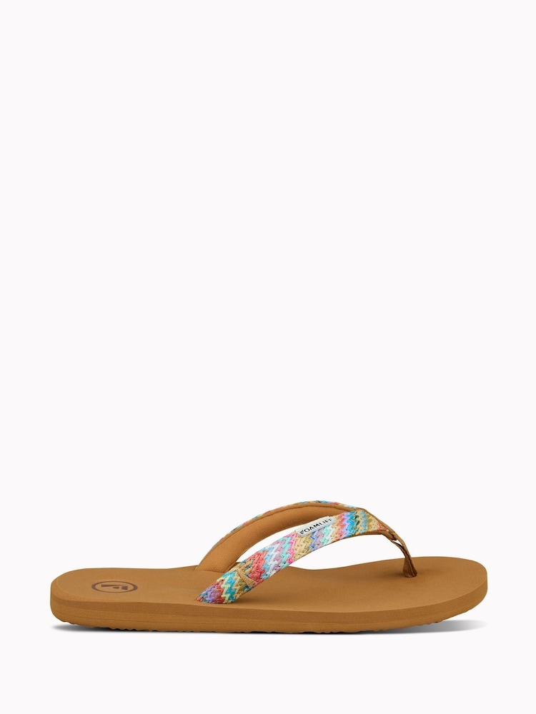 Foamlife Brown Womens K Bay Flip Flops - Image 1 of 4