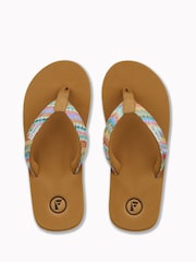 Foamlife Brown Womens K Bay Flip Flops - Image 4 of 4