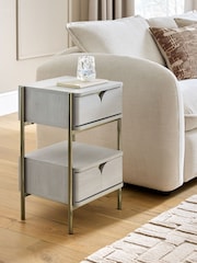 Light Evie Storage Side Table - Image 1 of 4