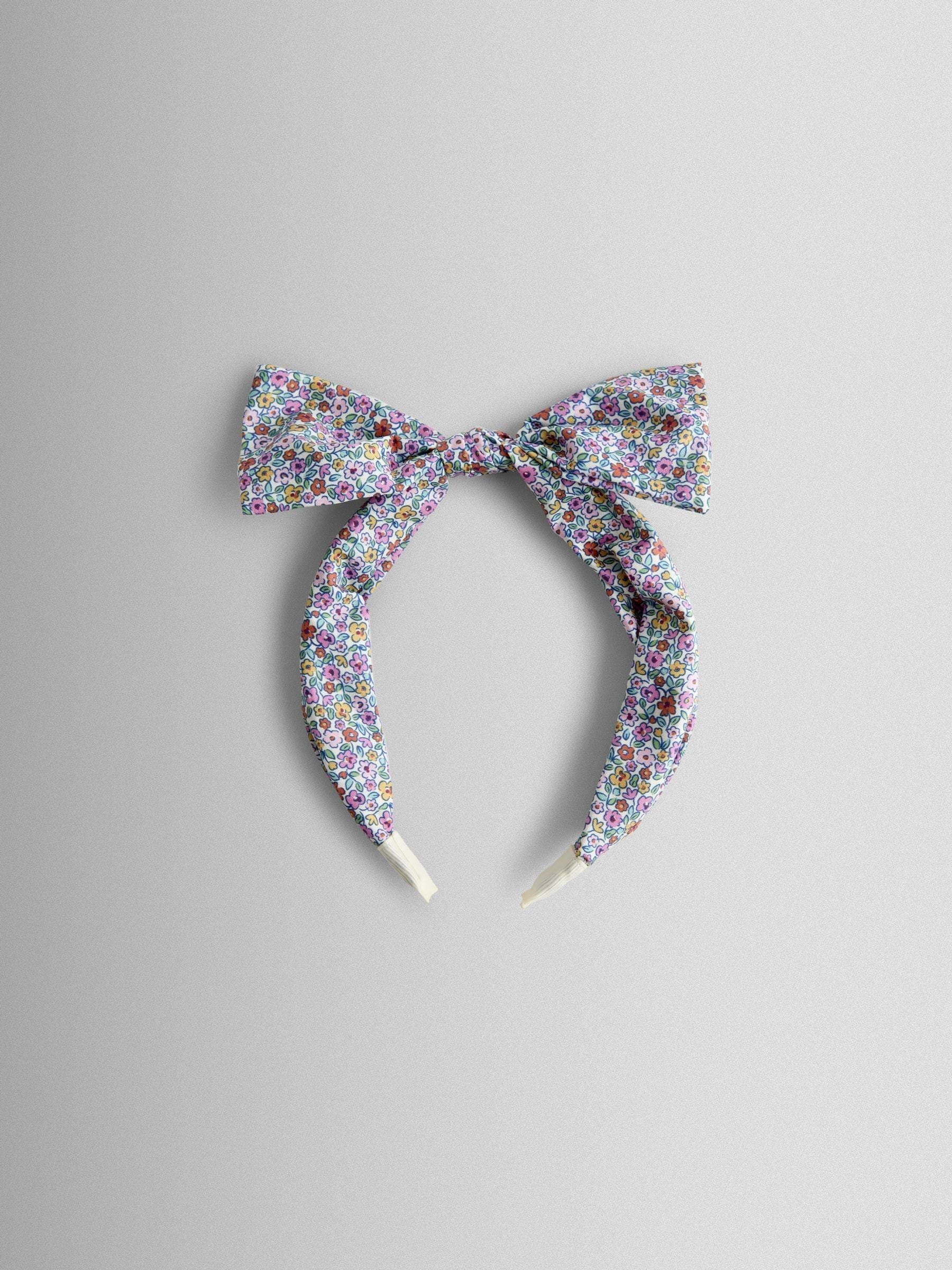 Jojo Maman Bébé Women's Yellow Ditsy Floral Bow Headband