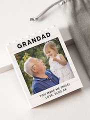 Custom Photo Memory Fathers Day Building Block Print Novelty Gift by No Ordinary Gift - Image 1 of 2