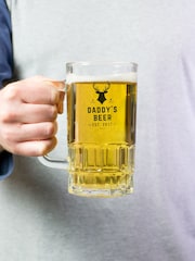 Personalised Fathers Day Daddys Beer Tankard by No Ordinary Gift - Image 2 of 2
