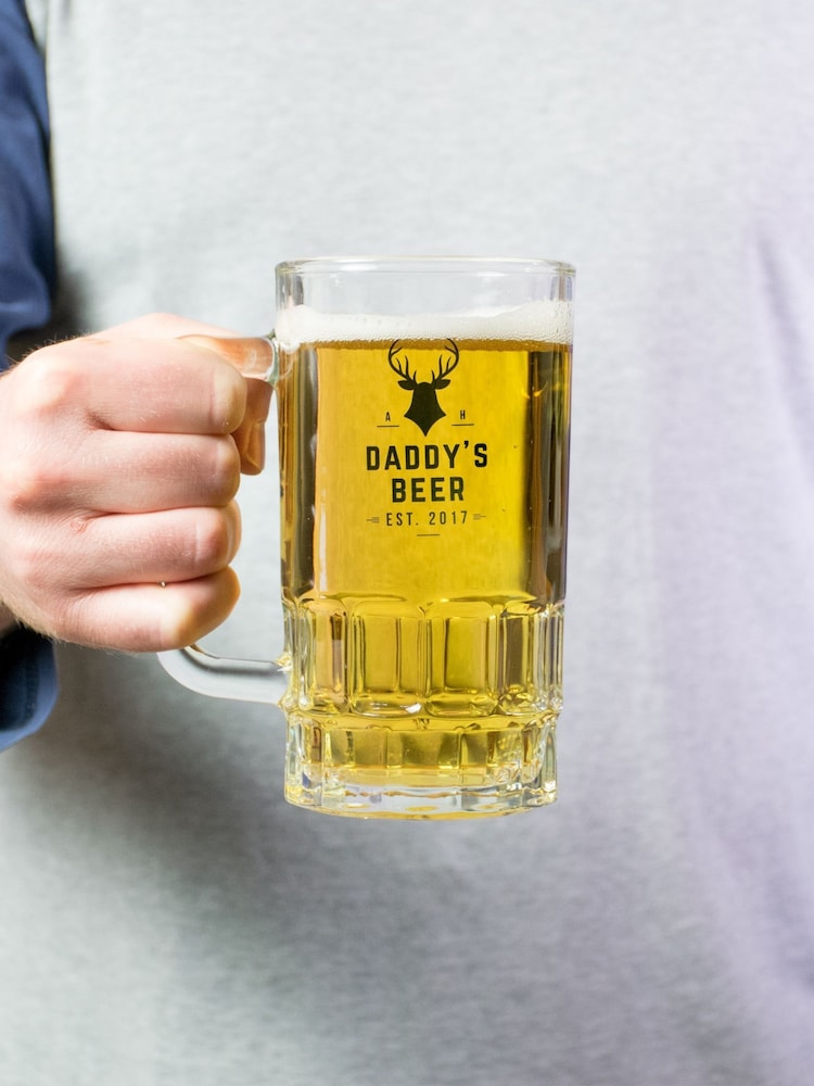 Personalised Fathers Day Daddys Beer Tankard by No Ordinary Gift - Image 2 of 2