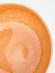 Oliver Bonas Orange Soleil Reactive Glaze Serving Bowl - Image 6 of 6