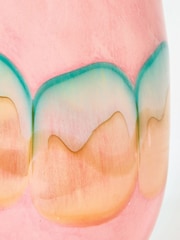 Oliver Bonas Pink Naya Tall Glass Vase - Image 5 of 6