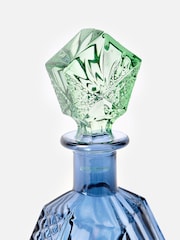 Oliver Bonas Blue Jewel Glass Decanter - Image 3 of 4