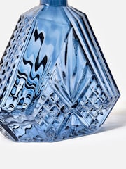 Oliver Bonas Blue Jewel Glass Decanter - Image 4 of 4