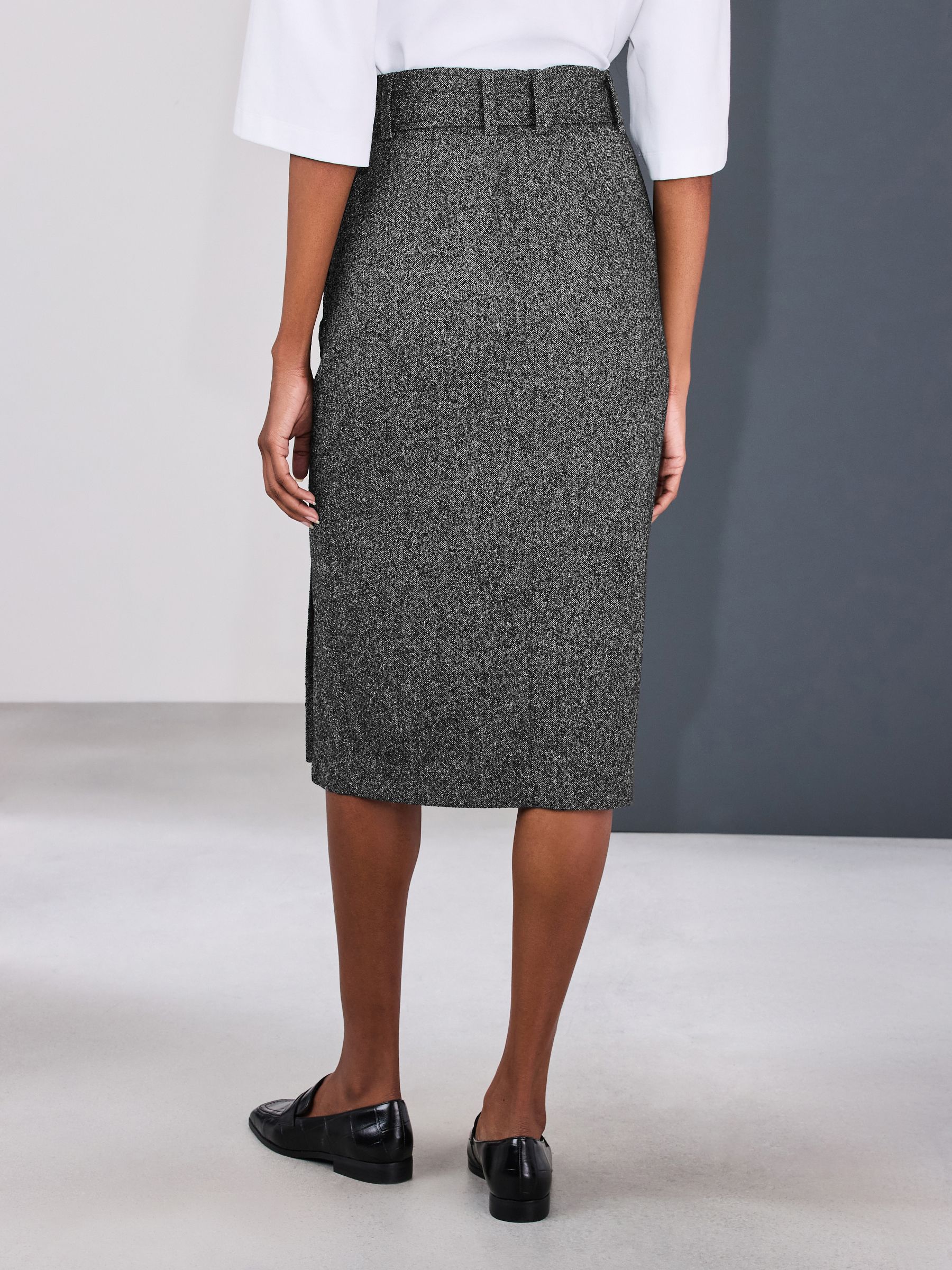Buy Grey Fleck Tailored Pencil Skirt from Next Bosnia and Herzegovina