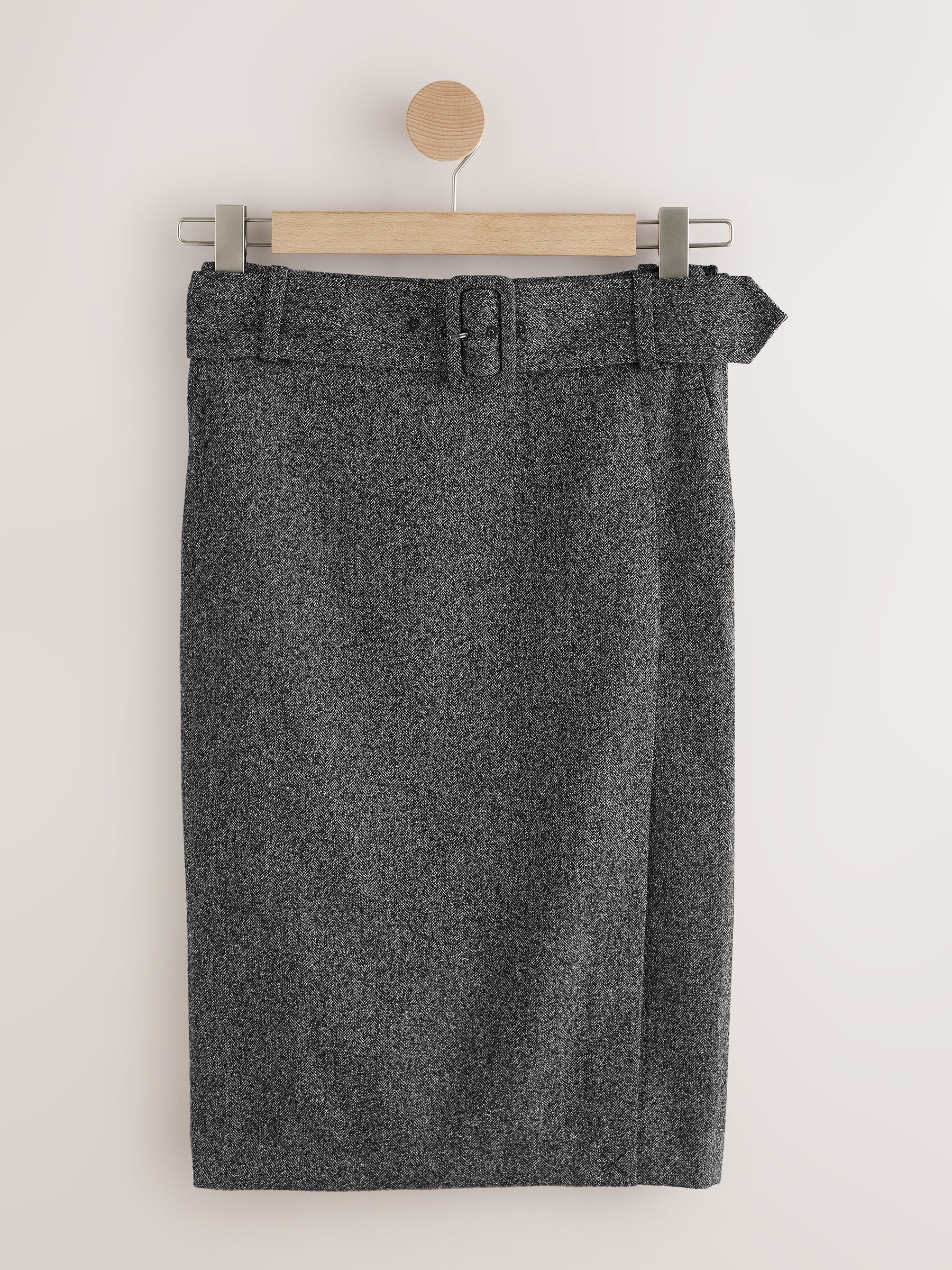 Buy Grey Fleck Tailored Pencil Skirt from Next USA