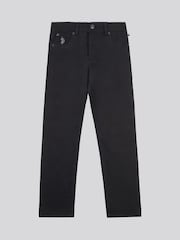 U.S. Polo Assn. White Boys Core 5 Pocket Trousers - Image 1 of 5
