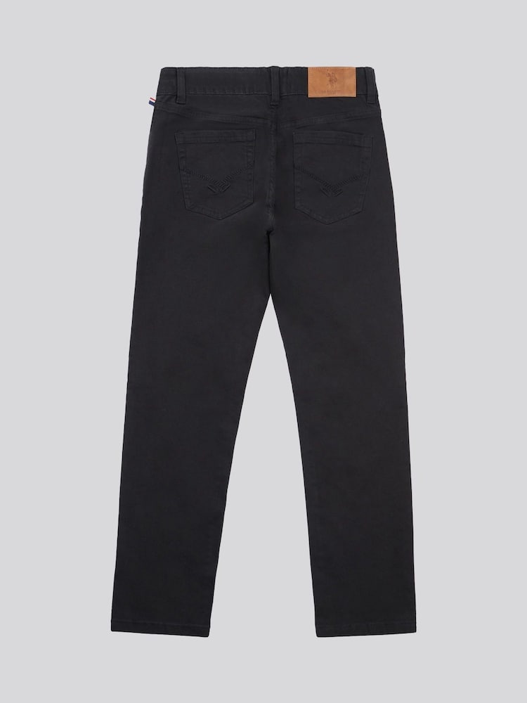 U.S. Polo Assn. White Boys Core 5 Pocket Trousers - Image 2 of 5