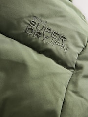 Grün - Superdry Langer Steppmantel - Bild 8 von 8