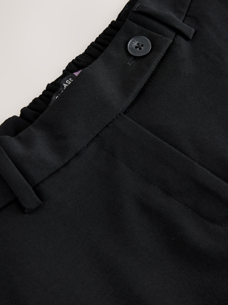 Black Tailored Hourglass Bootcut Trousers with Wool - Image 7 of 7 Black Tailored Hourglass Bootcut Trousers with Wool - Image 7 of 7