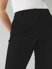 Black Tailored Hourglass Slim Trousers with Wool - Image 4 of 8