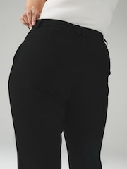Black Tailored Hourglass Slim Trousers with Wool - Image 5 of 8