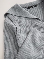 Grey Supersoft Sailor Collar Layered Jumper - Image 7 of 8