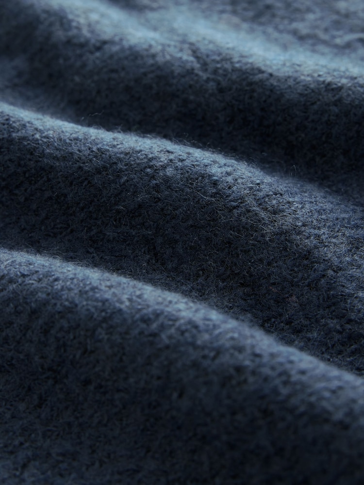 أزرق مربعات - Frill Collar Shirt Layer Knitted Tank - صورة 3 من 3 أزرق مربعات - Frill Collar Shirt Layer Knitted Tank - صورة 3 من 3