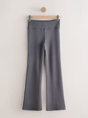 self. Dark Green Kickflare Leggings - Image 6 of 8