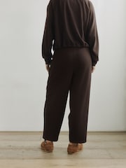 Choklad Brun - self. Barrell Leg Mjukisbyxor - Bild 2 av 7