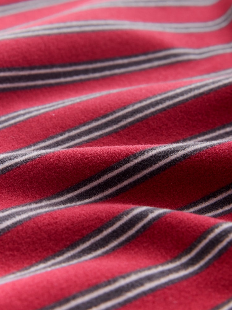 self. Red Striped Rugy Shirt - Image 9 of 9 self. Red Striped Rugy Shirt - Image 9 of 9