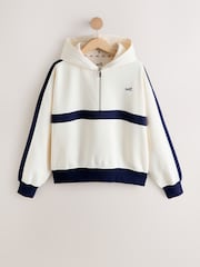 self. Bluză din fleece cu fermoar pe jumătate - Imaginea 7 din 9