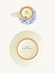 Hot Pottery Set of 4 Blueberry Splatter Espresso Set - Image 5 of 5
