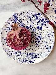 Hot Pottery Set of 4 Blueberry Splatter Side Plates - Image 1 of 5