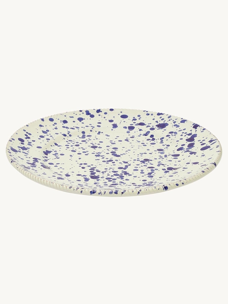 Hot Pottery Set of 4 Blueberry Splatter Side Plates - Image 2 of 5