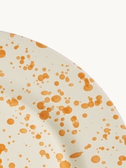 Hot Pottery Set of 4 Burnt Orange Splatter Side Plates - Image 3 of 5