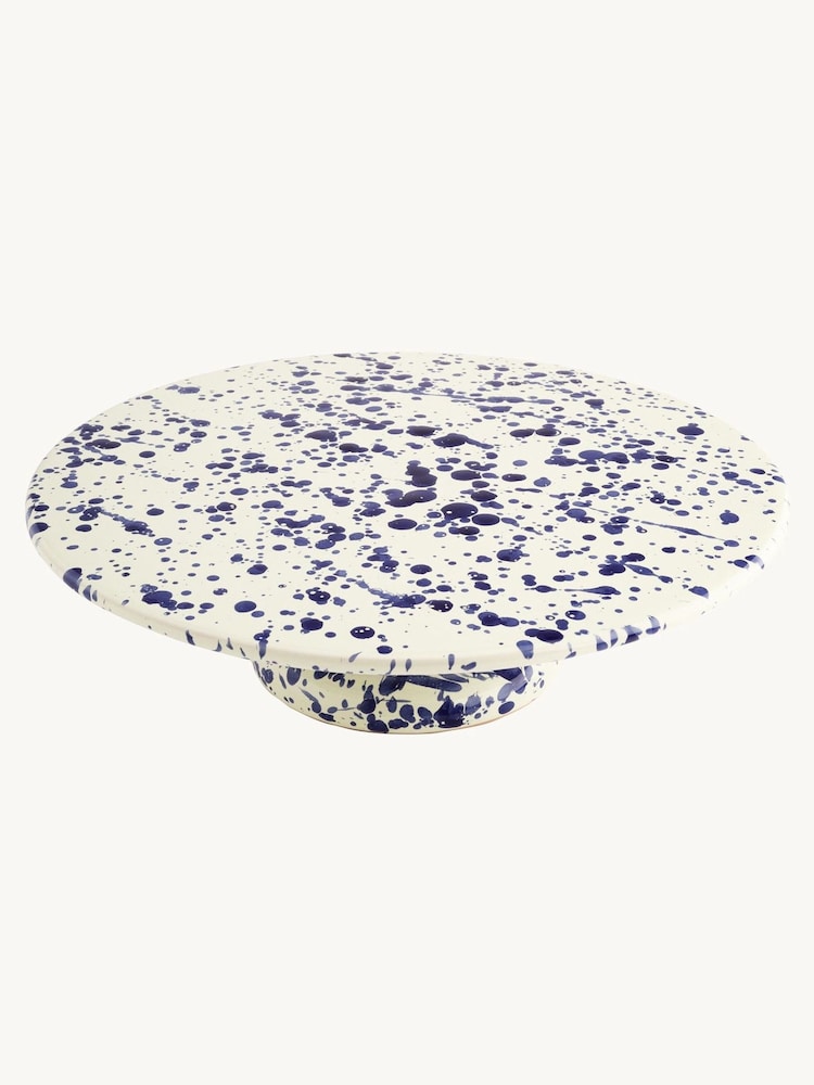 Hot Pottery Blueberry Splatter Cake Stand - Image 2 of 5