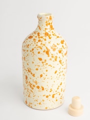 Hot Pottery Burnt Orange Splatter Oil & Vinegar Bottle - Image 2 of 4