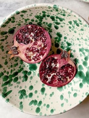 Hot Pottery Pistachio Splatter Salad Bowl - Image 1 of 5