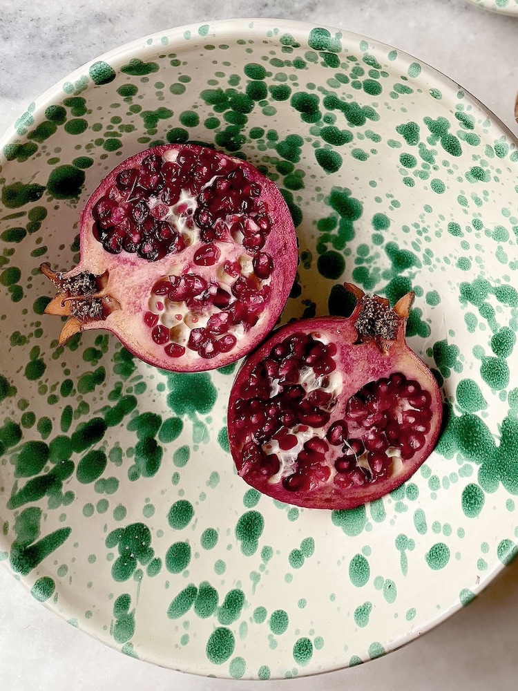 Hot Pottery Pistachio Splatter Salad Bowl - Image 1 of 5