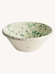 Hot Pottery Pistachio Splatter Salad Bowl - Image 2 of 5