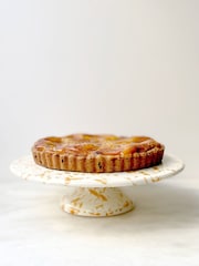 Hot Pottery Burnt Orange Splatter Cake Stand - Image 1 of 5