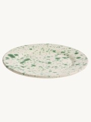 Hot Pottery Set of 4 Pistachio Splatter Dinner Plates - Image 2 of 5