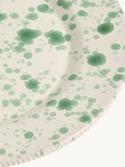 Hot Pottery Set of 4 Pistachio Splatter Dinner Plates - Image 4 of 5
