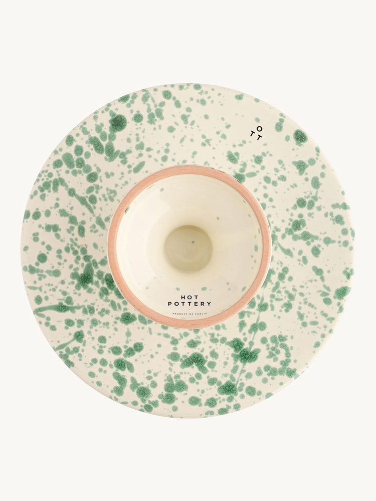 Hot Pottery Pistachio Splatter Cake Stand - Image 5 of 5