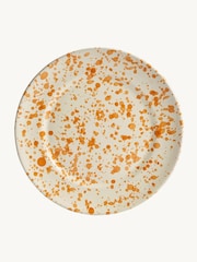 Hot Pottery 12 Piece Burnt Orange Splatter Signature Dinner Set - Image 6 of 6