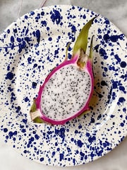 Hot Pottery Set of 4 Blueberry Splatter Dinner Plates - Image 1 of 5