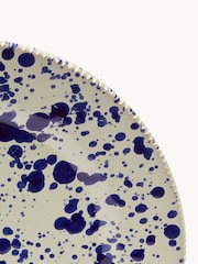 Hot Pottery Set of 4 Blueberry Splatter Dinner Plates - Image 4 of 5