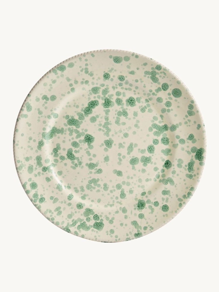 Hot Pottery 12 Piece Pistachio Splatter Signature Dinner Set - Image 2 of 6